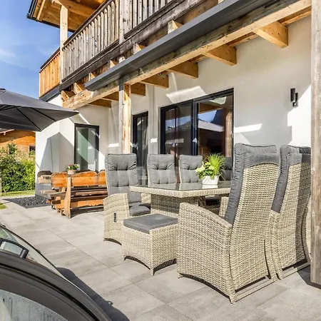 Chalet Alpenzauber Mit Beheiztem Pool,